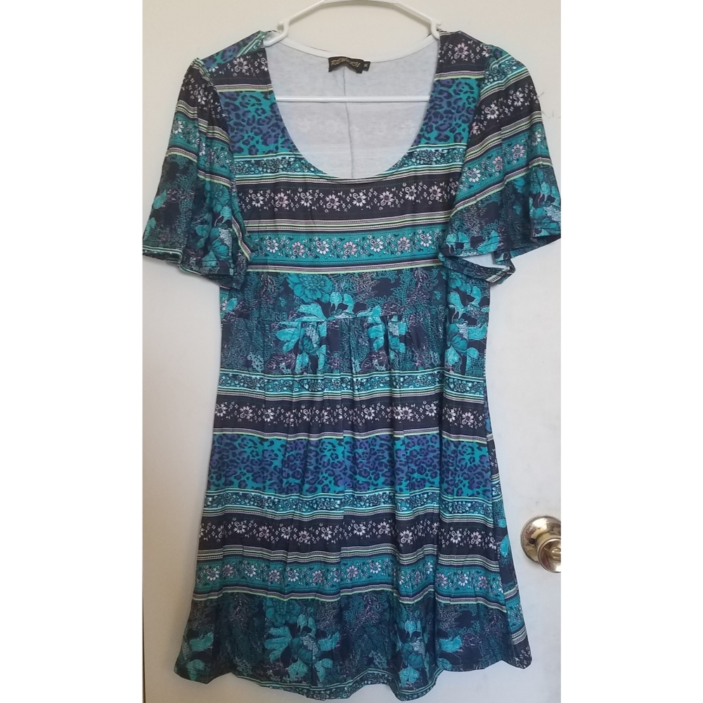 Green & floral tunic